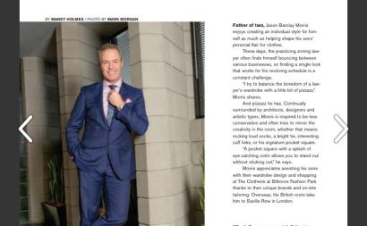 Lawyer Jason Barclay Morris Showcases Professionalism With A Pop of Pizzaz