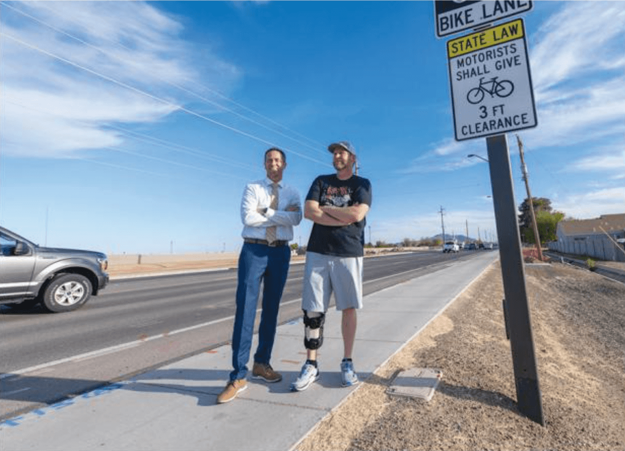 2 men make Gilbert safer for bicyclists