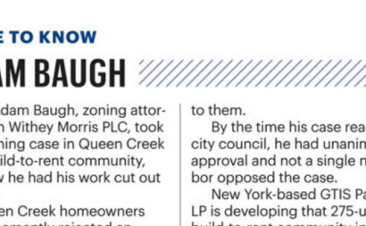 Name To Know:  Adam Baugh